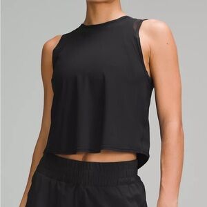 Lululemon Sculpt Cropped black Tank Top
Pleated ( NEW) size 10